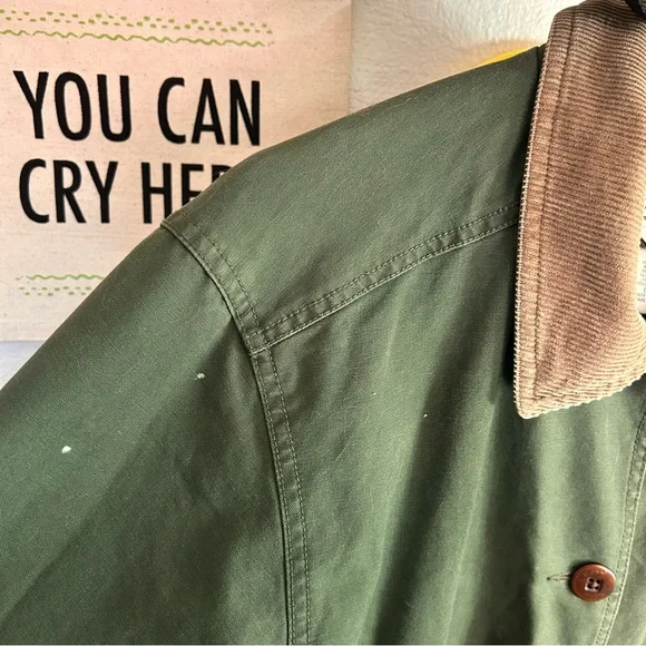 L.L Bean Adirondack Jacket Barn
Chore Green Coat Animal Graphic Lined Women’s L - Picture 4 of 12